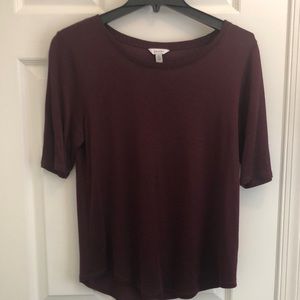 Dressy Burgundy Tee